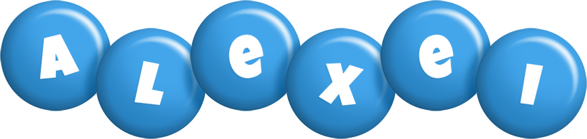 Alexei candy-blue logo