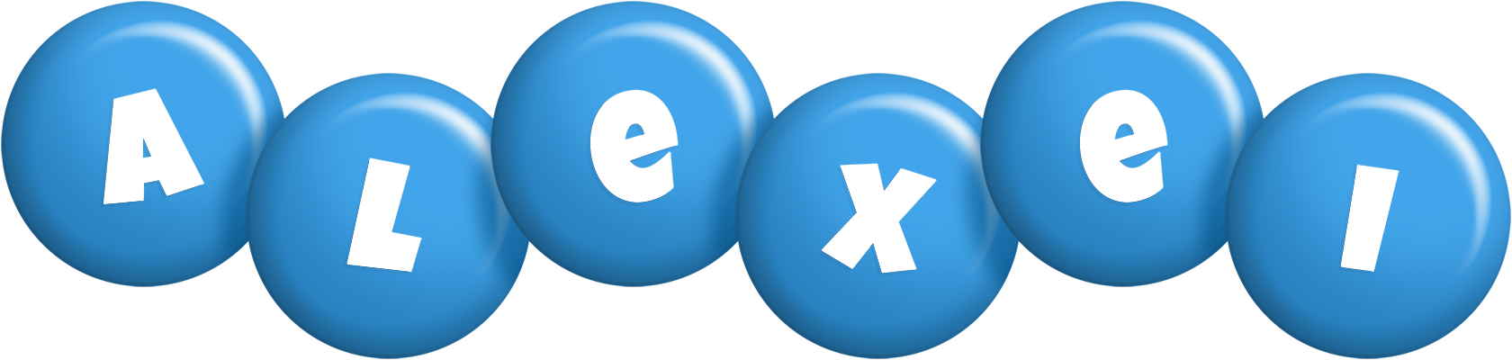 Alexei candy-blue logo