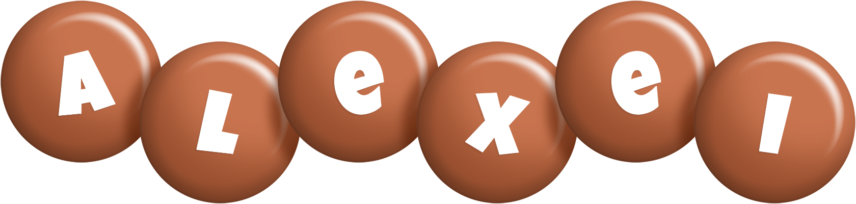 Alexei candy-brown logo