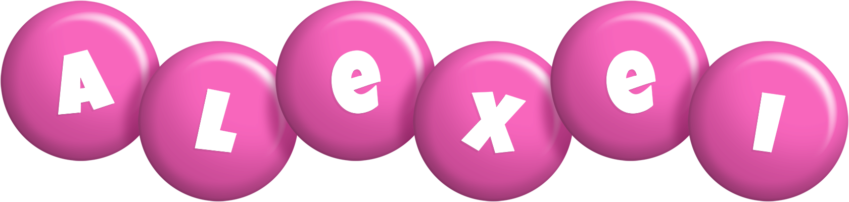 Alexei candy-pink logo