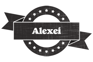 Alexei grunge logo