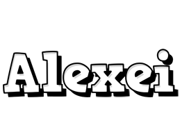 Alexei snowing logo