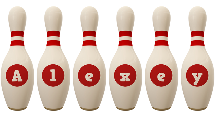 Alexey bowling-pin logo