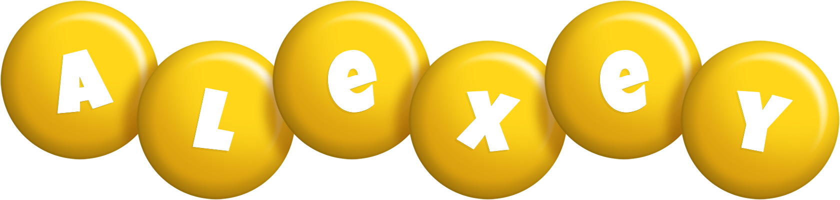 Alexey candy-yellow logo