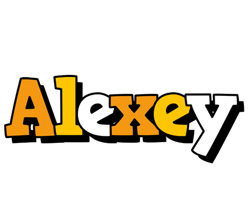 Alexey cartoon logo