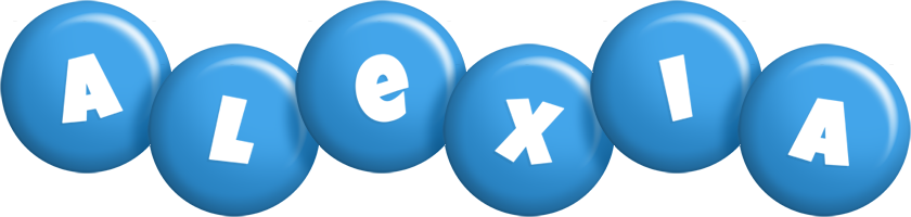 Alexia candy-blue logo