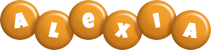 Alexia candy-orange logo