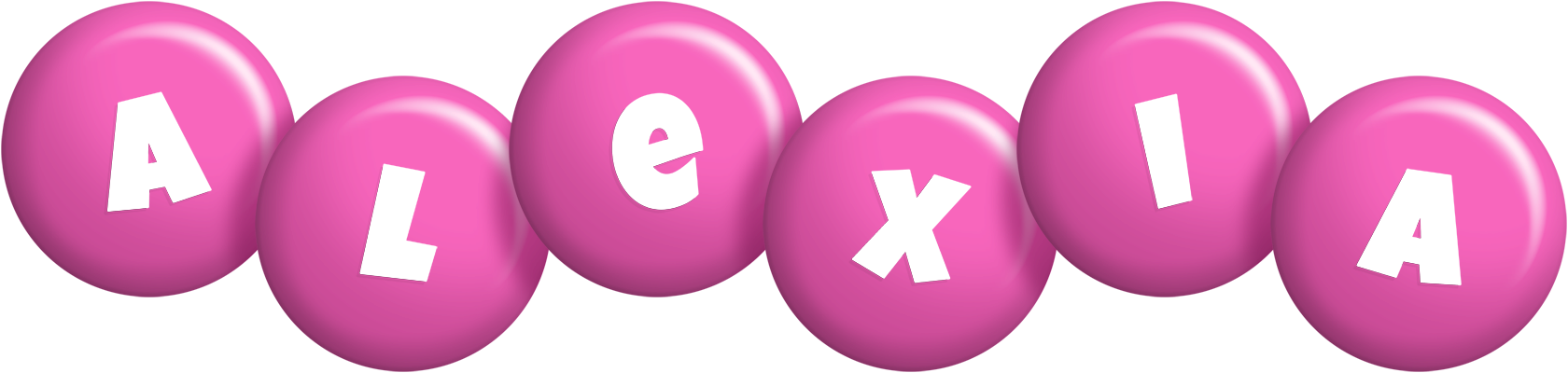 Alexia candy-pink logo