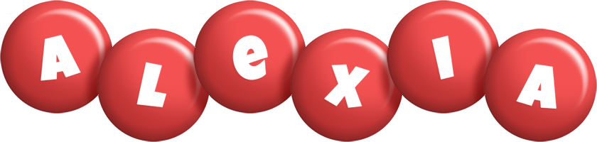 Alexia candy-red logo