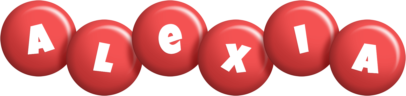 Alexia candy-red logo