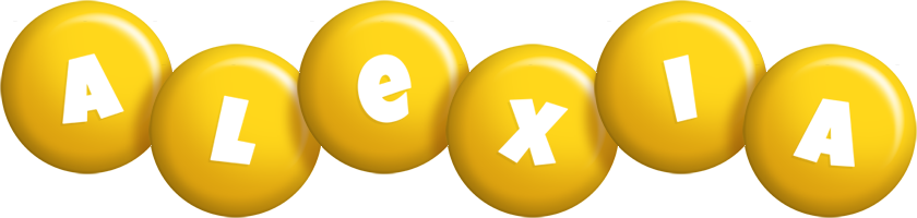 Alexia candy-yellow logo