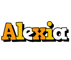 Alexia cartoon logo