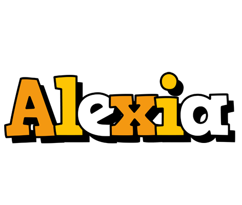 Alexia cartoon logo