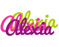 Alexia flowers logo