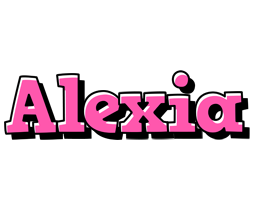 Alexia girlish logo