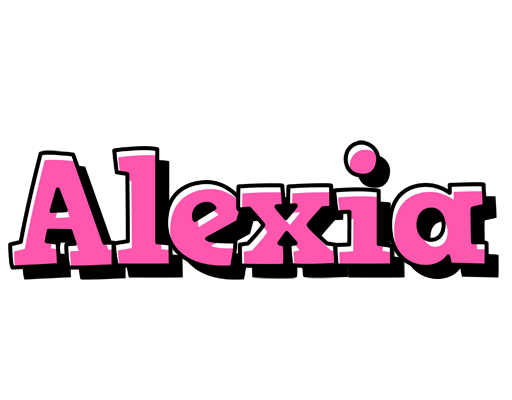 Alexia girlish logo