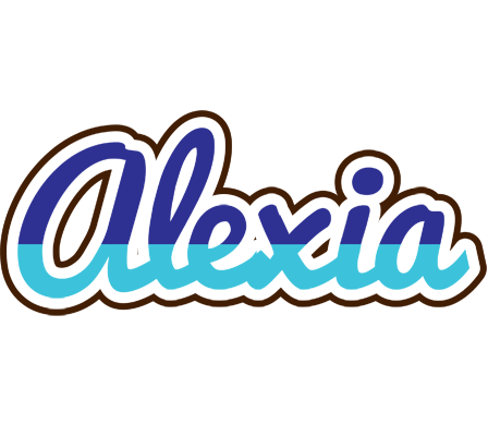 Alexia raining logo