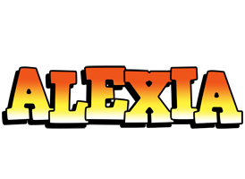 Alexia sunset logo
