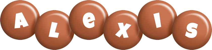 Alexis candy-brown logo