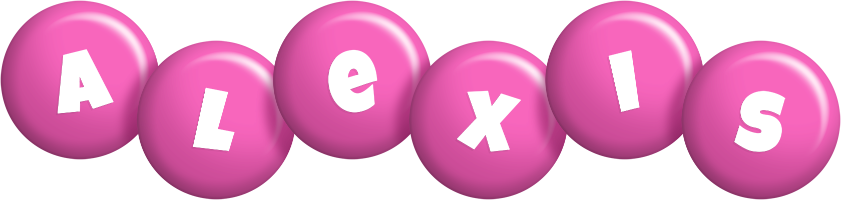 Alexis candy-pink logo