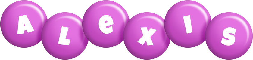 Alexis candy-purple logo