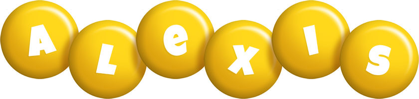 Alexis candy-yellow logo