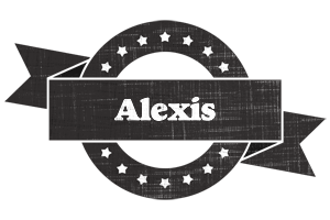 Alexis grunge logo