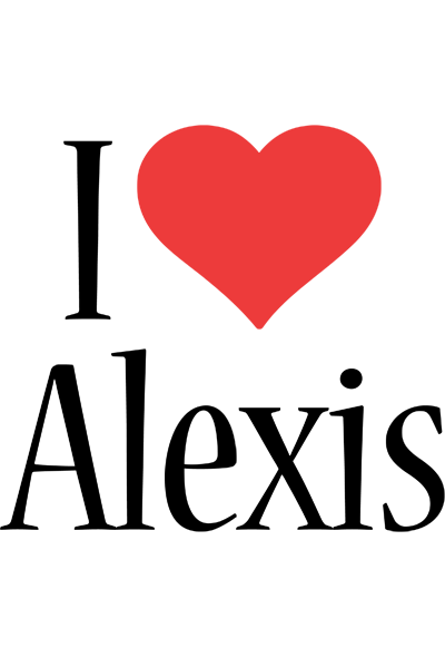 Alexis i-love logo