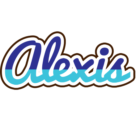 Alexis raining logo