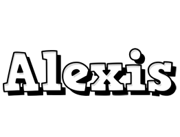 Alexis snowing logo
