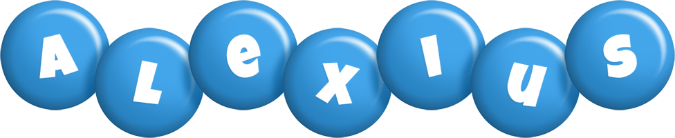 Alexius candy-blue logo