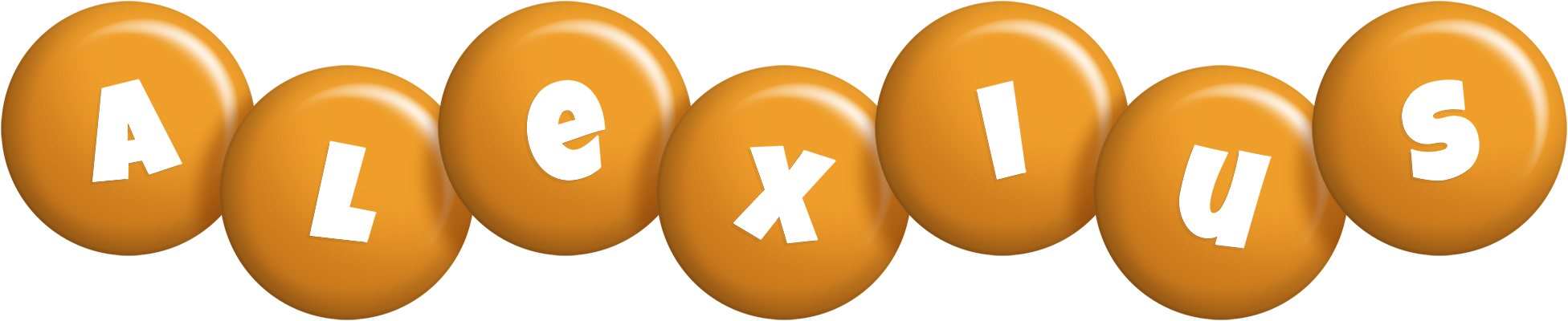 Alexius candy-orange logo