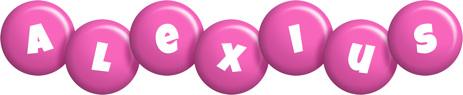 Alexius candy-pink logo