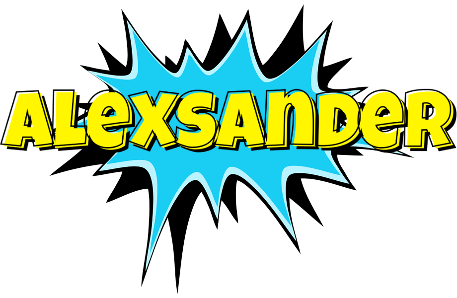 Alexsander amazing logo