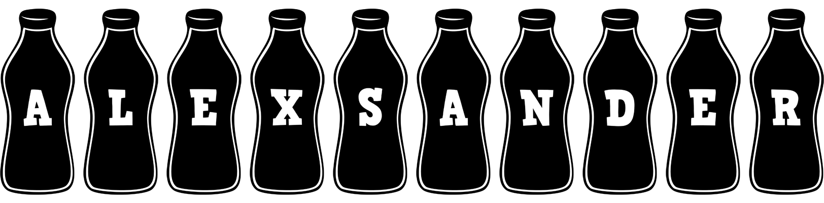 Alexsander bottle logo
