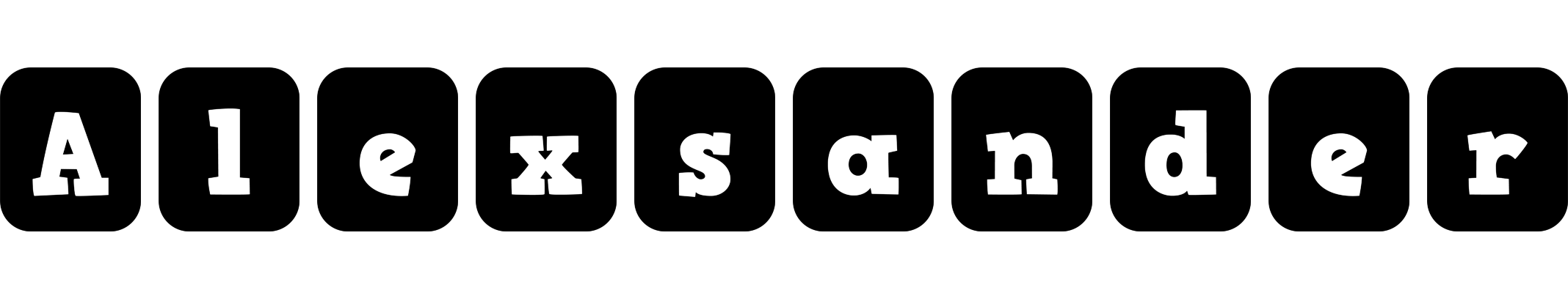 Alexsander box logo