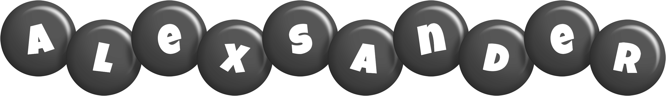 Alexsander candy-black logo