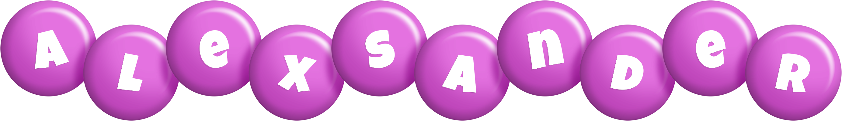 Alexsander candy-purple logo