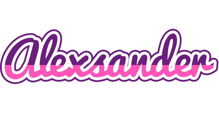 Alexsander cheerful logo