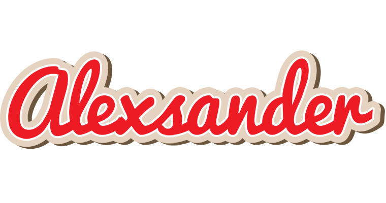 Alexsander chocolate logo