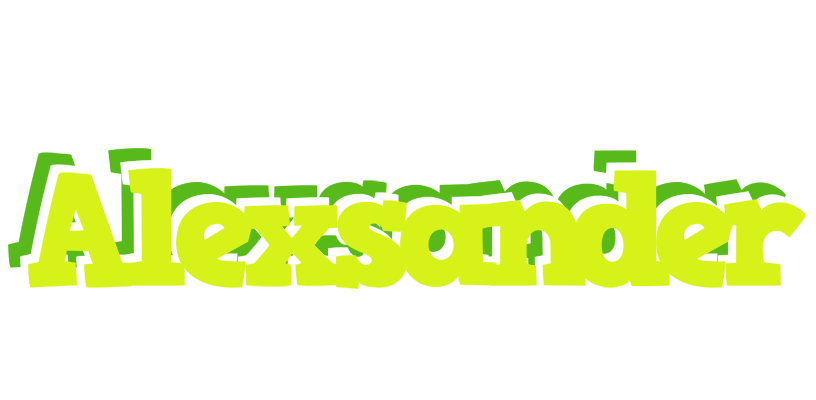 Alexsander citrus logo