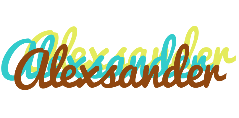 Alexsander cupcake logo