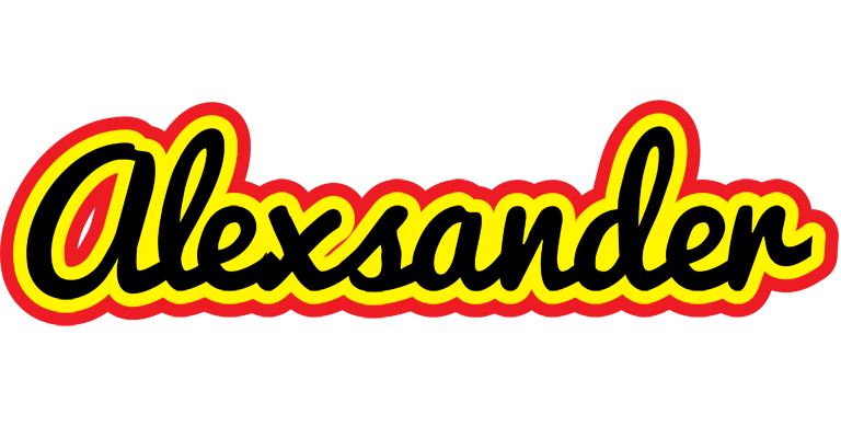 Alexsander flaming logo