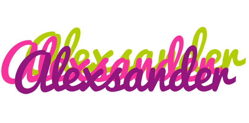 Alexsander flowers logo