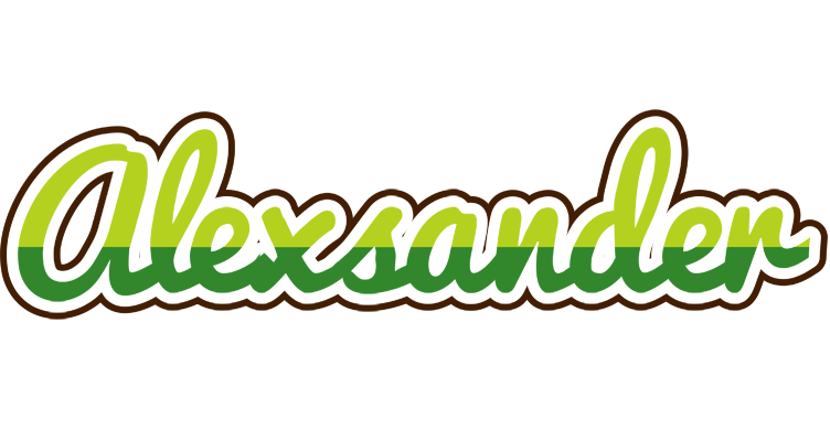 Alexsander golfing logo