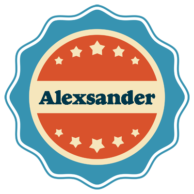 Alexsander labels logo