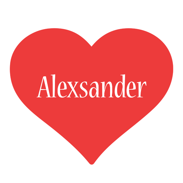 Alexsander love logo
