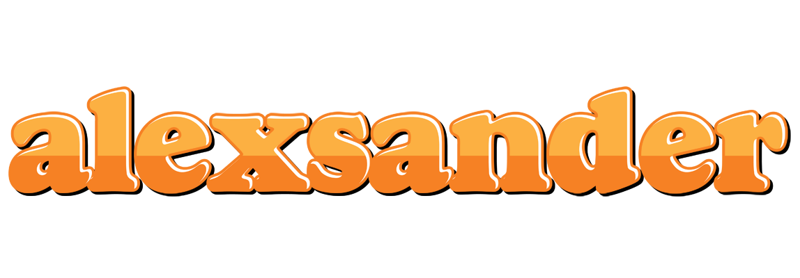 Alexsander orange logo