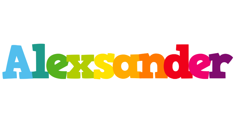 Alexsander rainbows logo