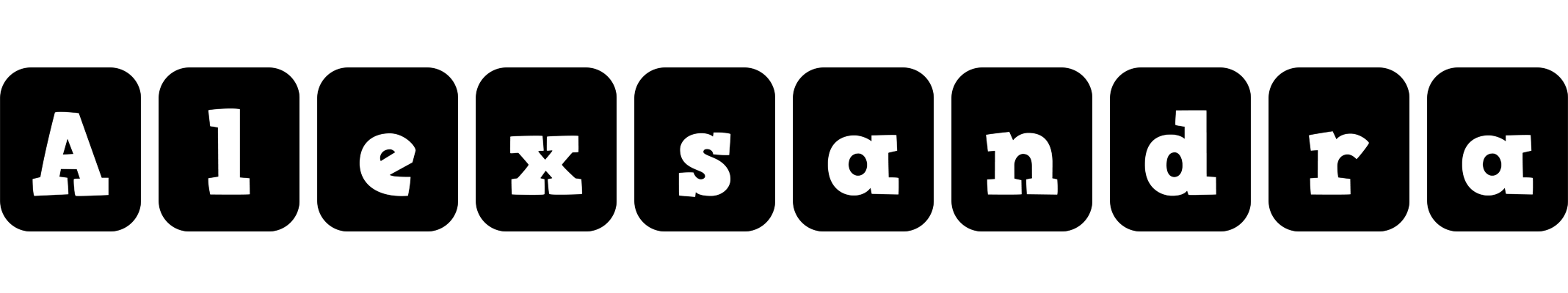 Alexsandra box logo